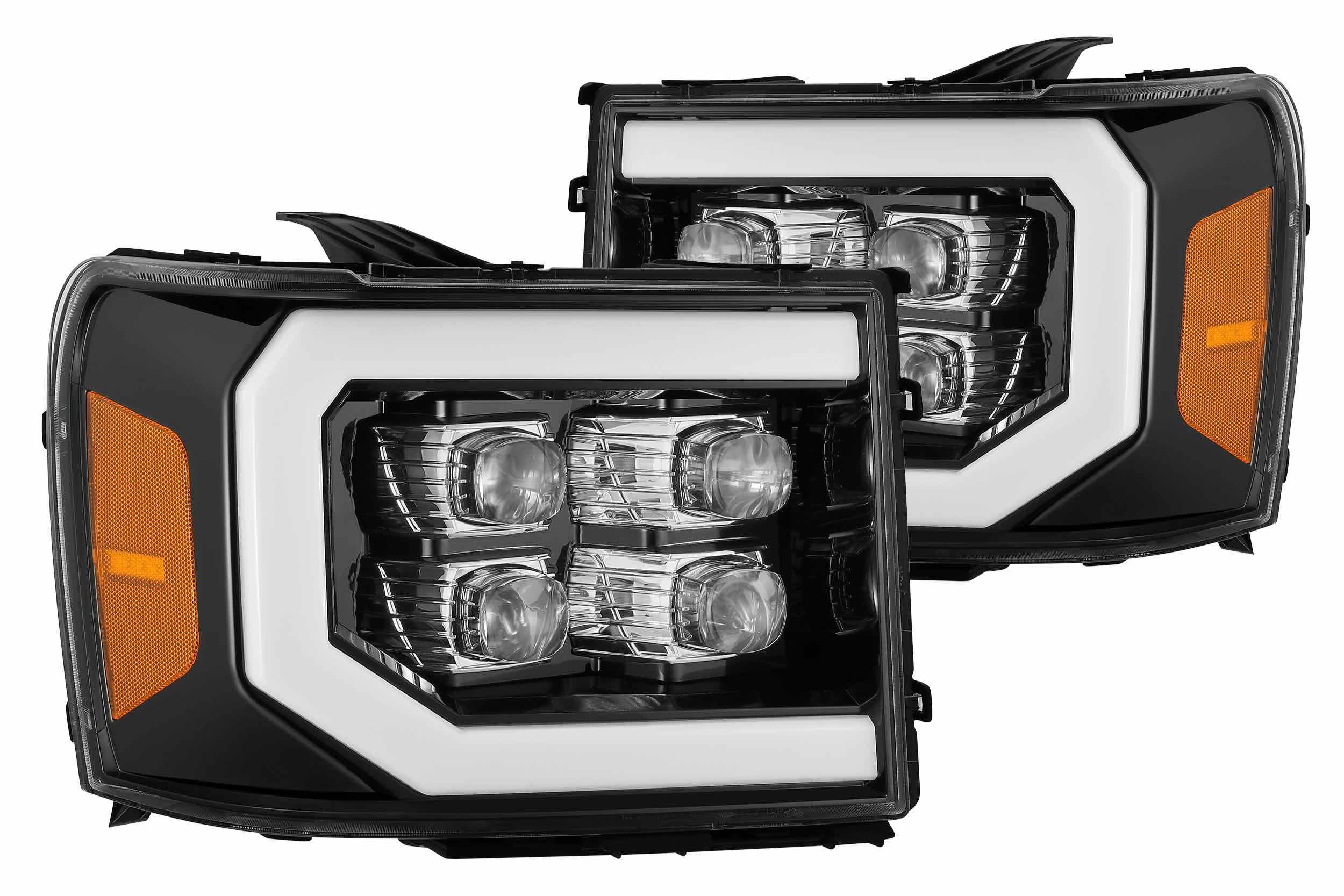 GMC Sierra (07-13): Alpharex Nova LED Headlights | HR 880607